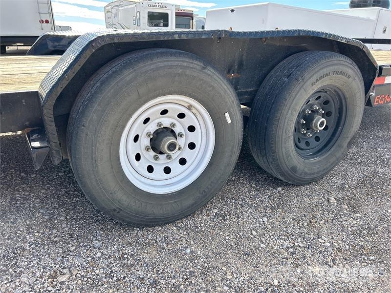 Orange Line EQ14-17+3 20 ft T/A Equipment Trailer Vehicle transport trailers