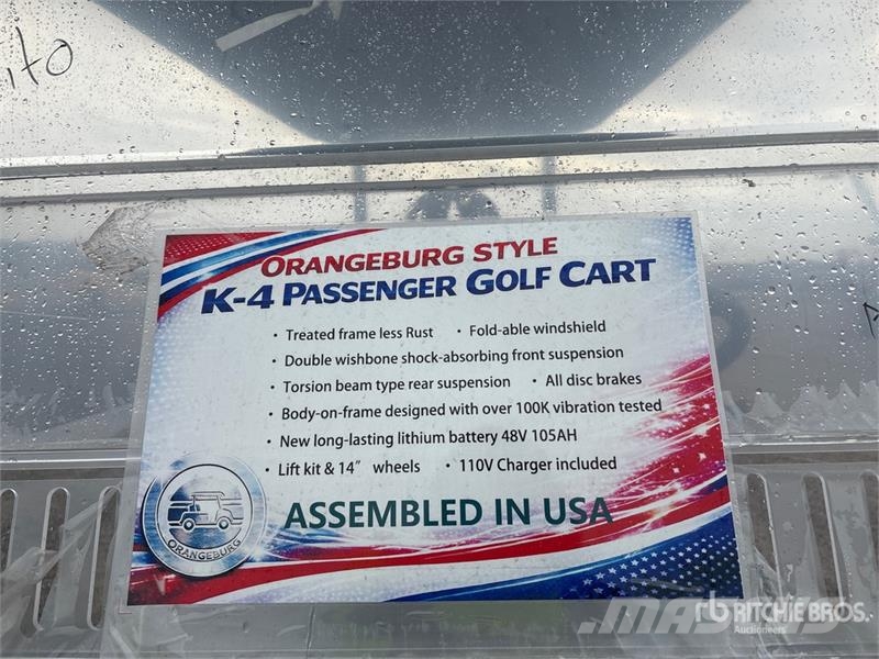 Orangeburg B1-4 Electric Golf Cart Golfwagen/Golfcart