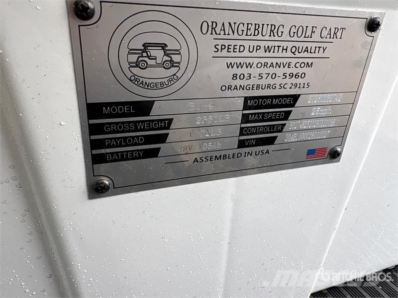 Orangeburg B1-4 Electric Golf Cart Golfwagen/Golfcart