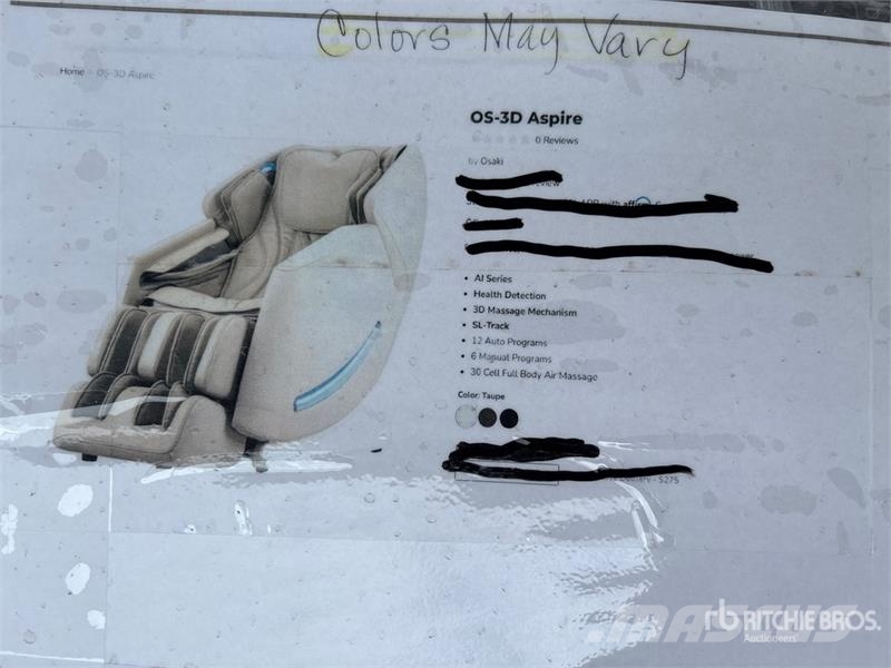 Osaki Massage Chair (Unused) Other components