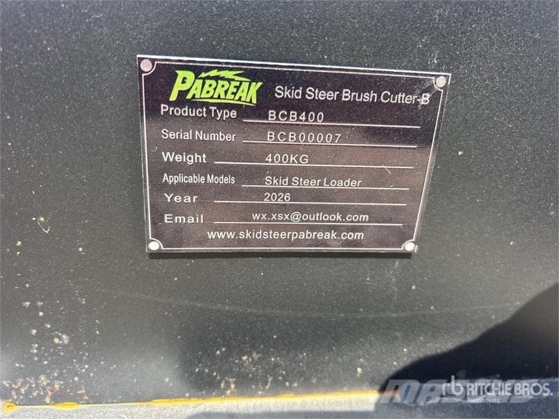 PABREAK BC400 72 in Skid Steer Brush Cutter (Unuse Priključne in vlečne kosilnice