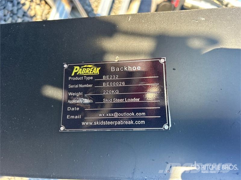 PABREAK BE-232 Skid Steer Backhoe (Unused) جرافات عكسية
