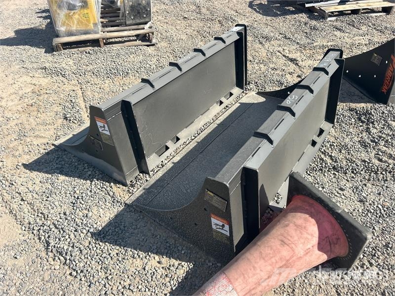 PABREAK GB90 Qty of 2 Bucket 52in Skid Steer Bucke Žlice