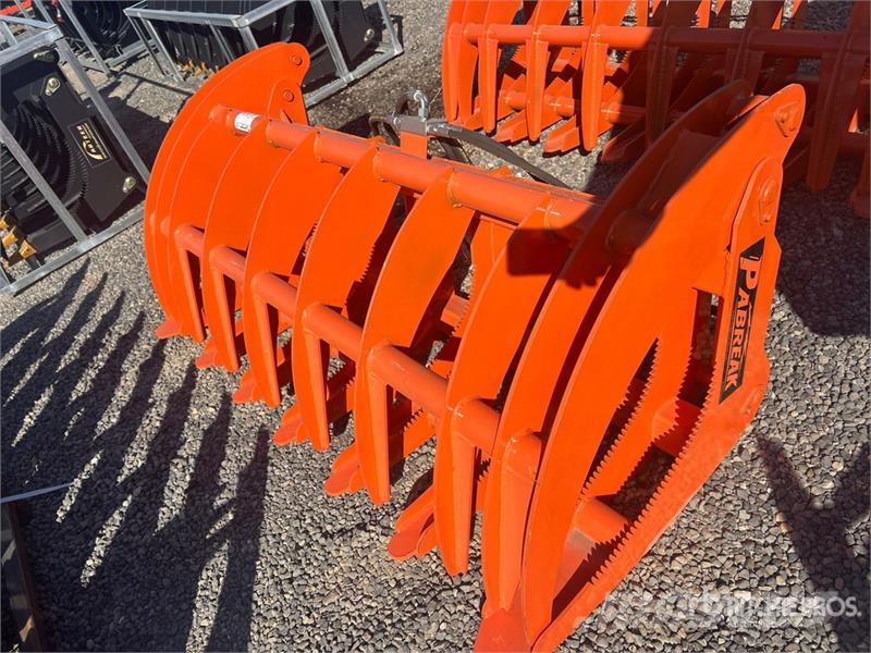  PABREAK GRR270 62 in Grapple Skid Steer Root Rake  Rakes and tedders
