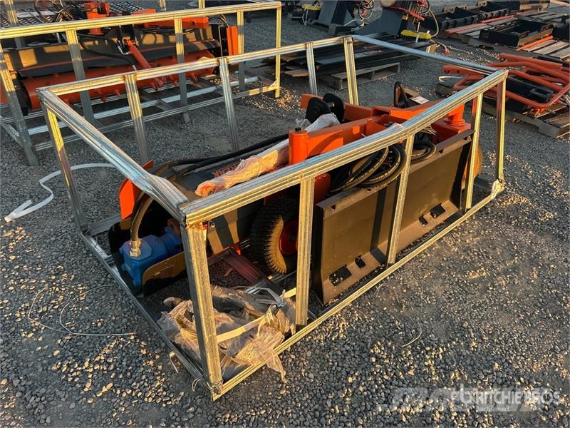  PABREAK PR410 72 in Skid Steer Power Rake (Unused) Rendkészítő
