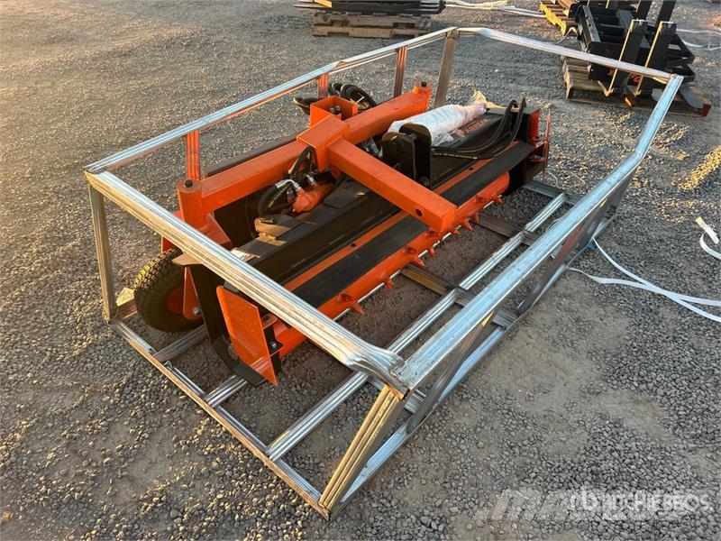  PABREAK PR410 72 in Skid Steer Power Rake (Unused) Rendkészítő
