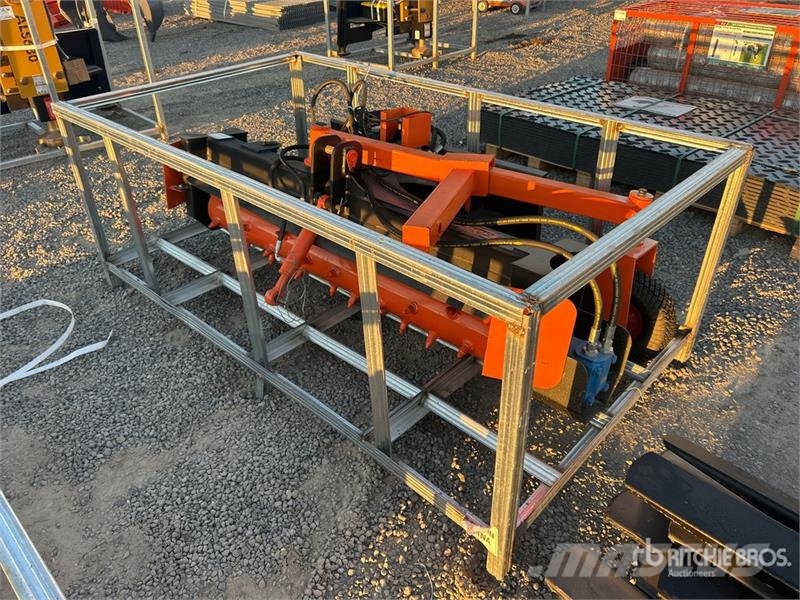 PABREAK PR410 72 in Skid Steer Power Rake (Unused) Rendkészítő