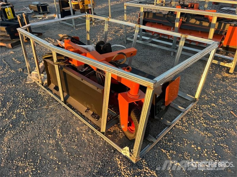  PABREAK PR410 72 in Skid Steer Power Rake (Unused) Rendkészítő