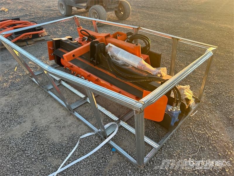  PABREAK PR410 72 in Skid Steer Power Rake (Unused) Rendkészítő