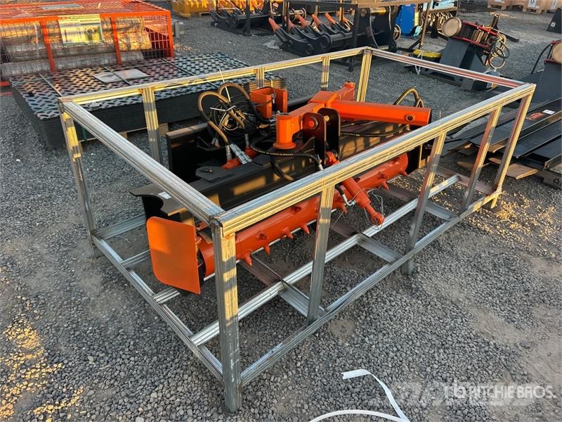 PABREAK PR410 72 in Skid Steer Power Rake (Unused) Rendkészítő