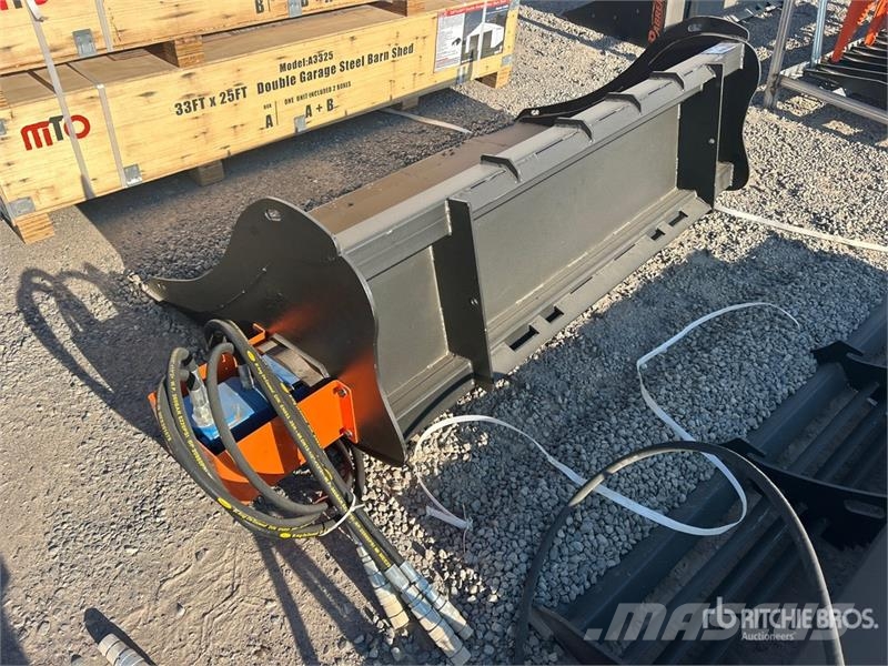  PABREAK PRB340 68 in Power Rake Skid Steer Bucket  Buckets