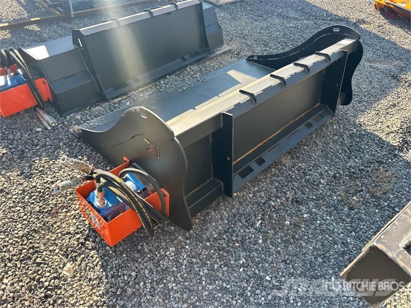 PABREAK PRB340 68 in Power Rake Skid Steer Bucket Buckets