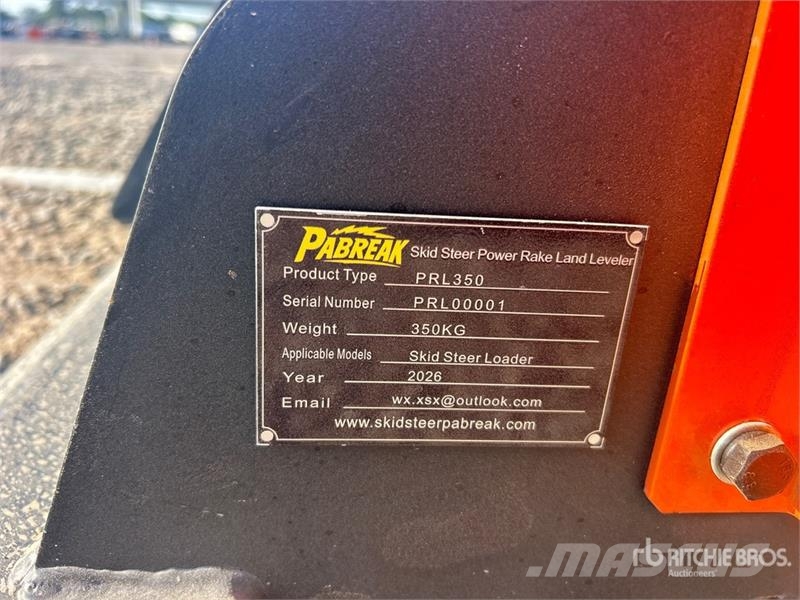 PABREAK PRL350 68 in Skid Steer Landplane (Unused) Schwere Eggen