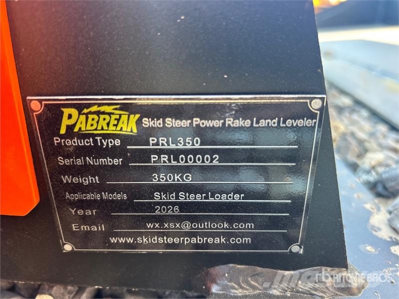 PABREAK PRL350 68 in Skid Steer Landplane (Unused) Schwere Eggen