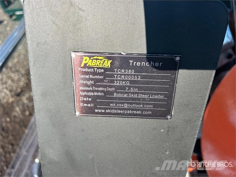 PABREAK TCR-380 48 in Skid Steer Trencher (Unused) Trenchers
