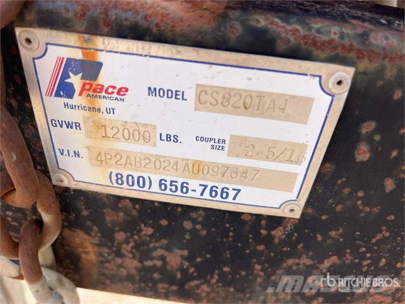 Pace American American 20 ft T/A Enclosed Trailer 厢式拖车