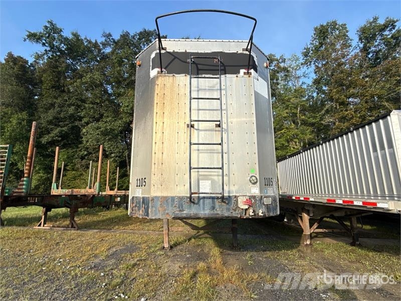 Peerless CTS-45 45 ft x 96 in T/A Open-Top 45 ft T/A Chip T Remolques de volteo para virutas de madera