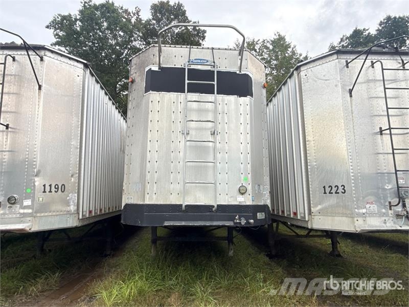 Peerless CTS-45 45 ft x 96 in T/A Open-Top Chip Trailer Rimorchi per segatura e cippato