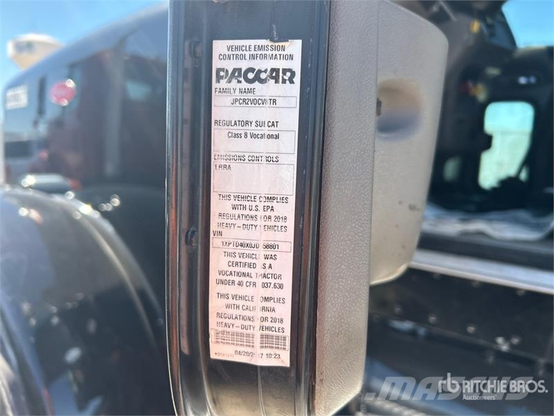 Peterbilt 367 Cavalos mecânicos