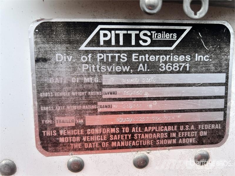 Pitts CV-CT Van Trailer Furgons