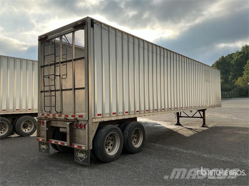 Pitts CV45 45 ft T/A Chip Trailer Ремаркета за дървени стърготини