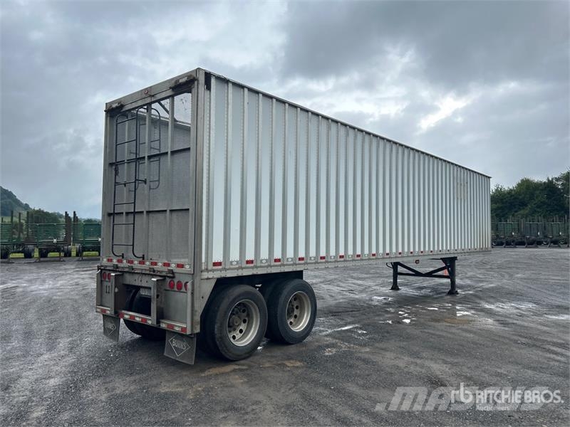 Pitts CV45 45 ft T/A Chip Trailer Hout transporter