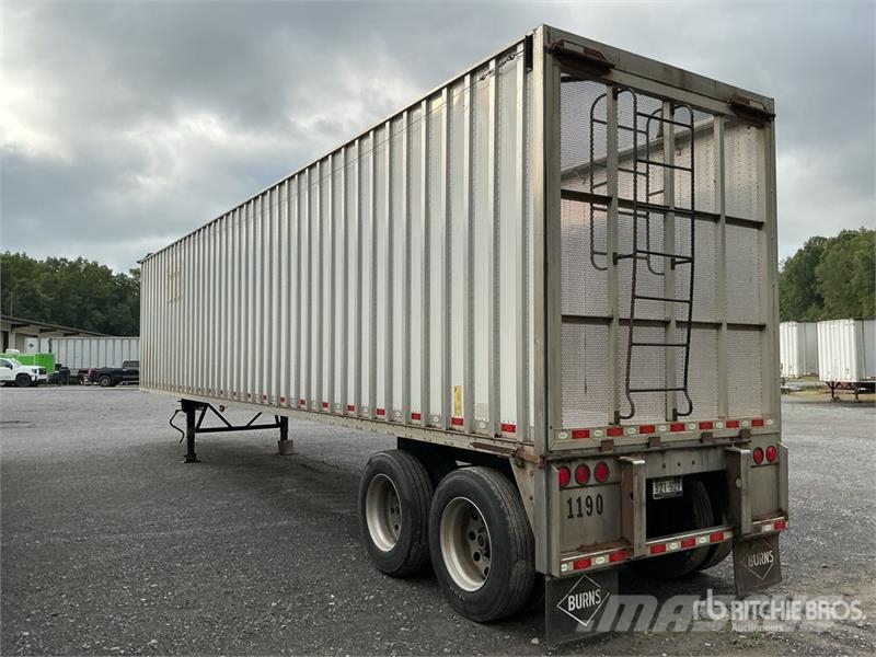 Pitts CV45 45 ft T/A Chip Trailer Ремаркета за дървени стърготини
