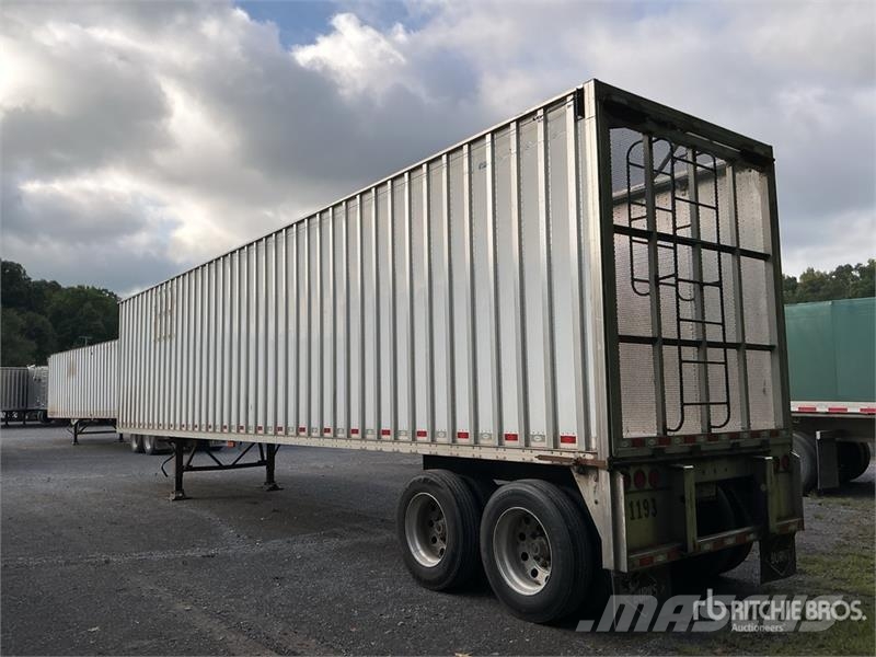 Pitts CV45 45 ft T/A Chip Trailer Ремаркета за дървени стърготини