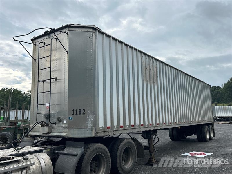 Pitts CV45 45 ft x 96 in T/A Open-Top 45 ft T/A Chip Tra Reboques transporte estilha madeira