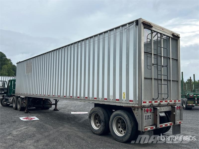 Pitts CV45 45 ft x 96 in T/A Open-Top 45 ft T/A Chip Tra Reboques transporte estilha madeira