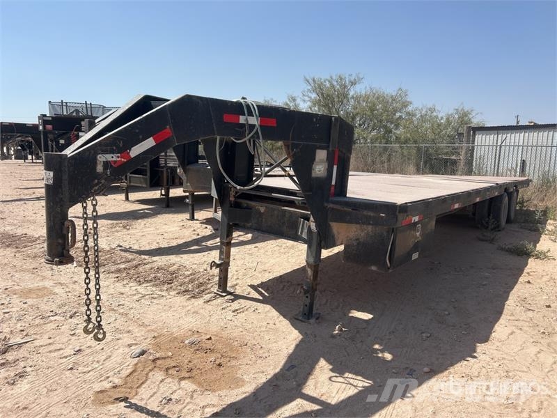 PJ 32 ft T/A Gooseneck Flatbed Trailer مقطوروات مسطحة/مفصلية الجوانب