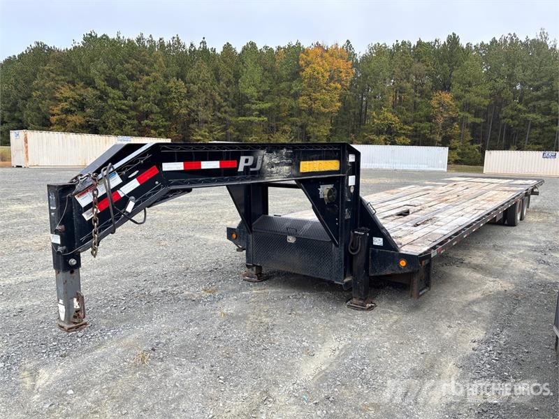PJ 40 ft T/A Gooseneck Equipment Trailer Auto pārvadāšanas treileri