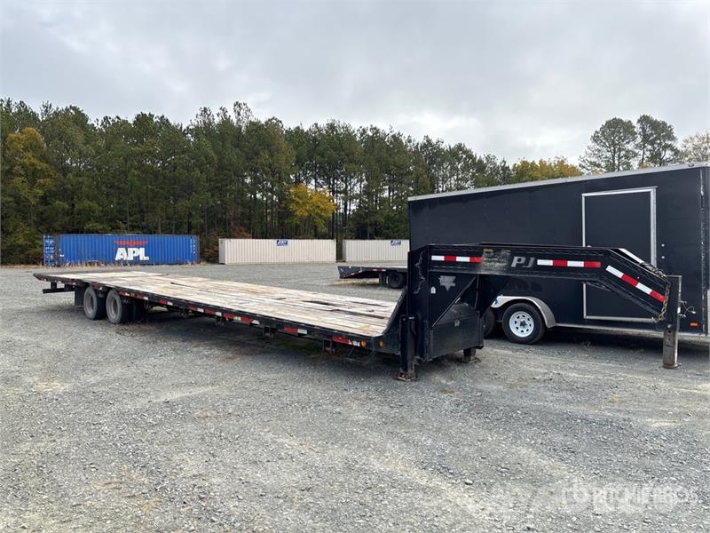 PJ 40 ft T/A Gooseneck Equipment Trailer Auto pārvadāšanas treileri