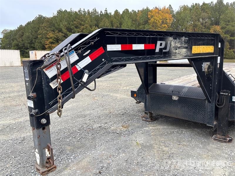 PJ 40 ft T/A Gooseneck Equipment Trailer Auto pārvadāšanas treileri