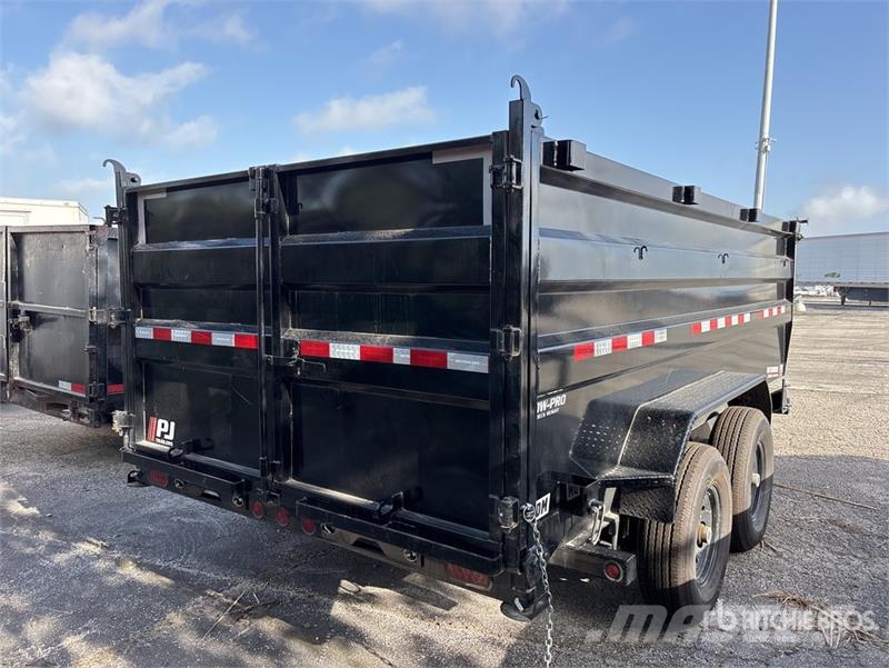 PJ Trailers Trailers 19 ft T/A Dump Utility Trailer Anhænger med tip