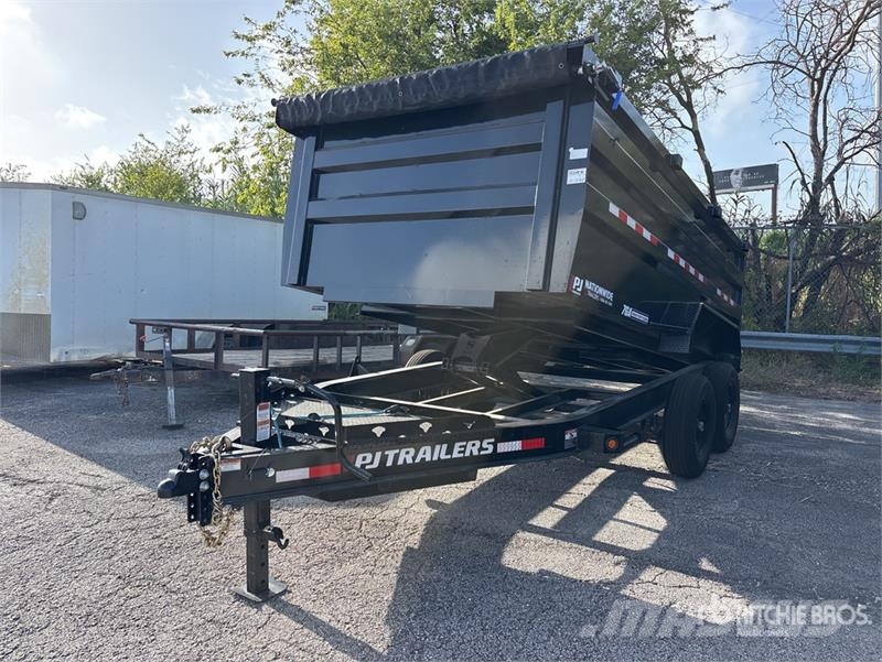 PJ Trailers Trailers 19 ft T/A Dump Utility Trailer Anhænger med tip