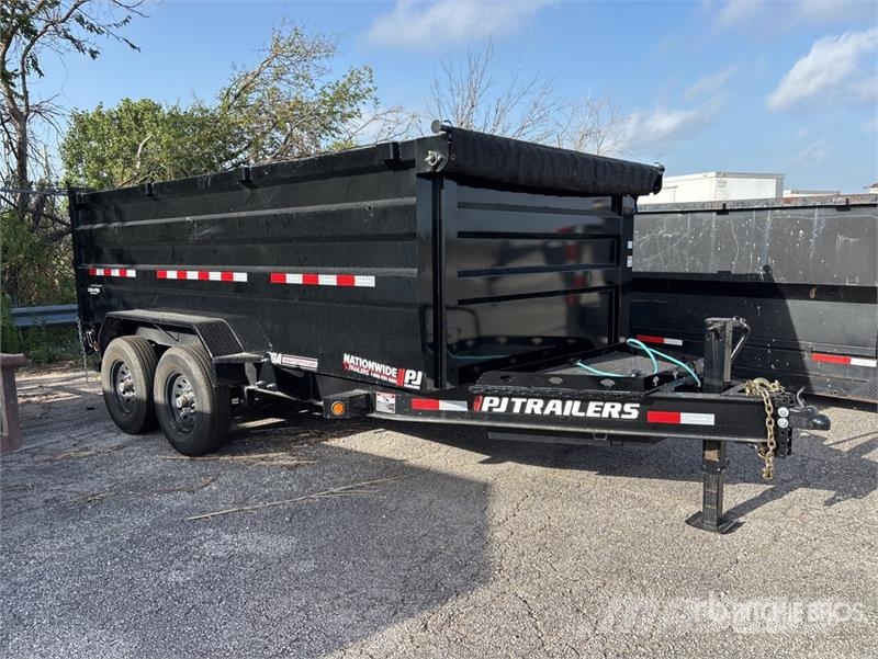 PJ Trailers Trailers 19 ft T/A Dump Utility Trailer Anhænger med tip
