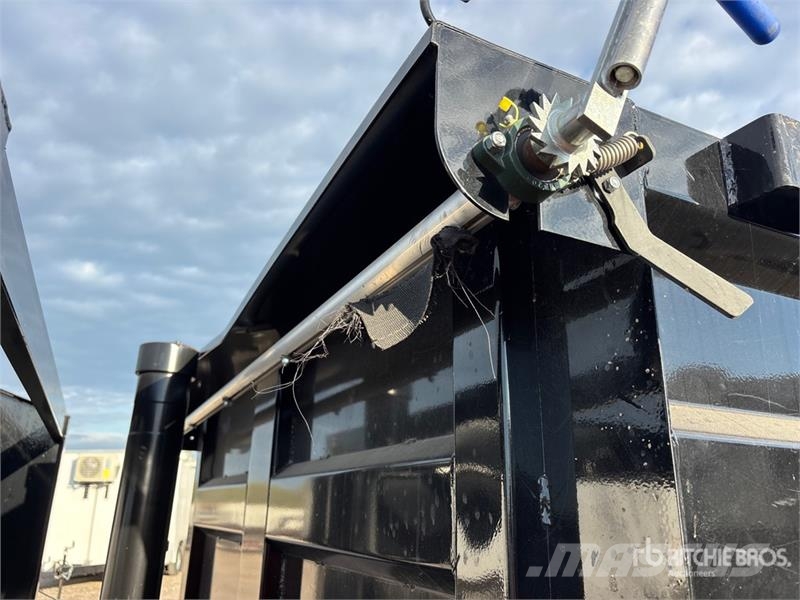 PJ Trailers Trailers DT142 14 ft T/A Gooseneck Dump U Reboques basculantes
