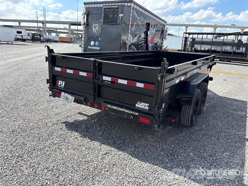 PJ Trailers Trailers DT162 16 ft T/A Dump Utility Tra Pašizgāzējs