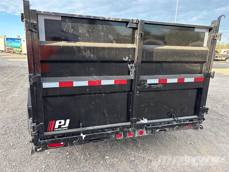 PJ Trailers Trailers DT142 14 ft T/A Gooseneck Dump U Reboques basculantes
