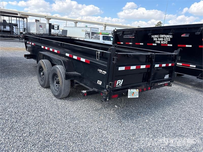 PJ Trailers Trailers DT162 16 ft T/A Dump Utility Tra Pašizgāzējs