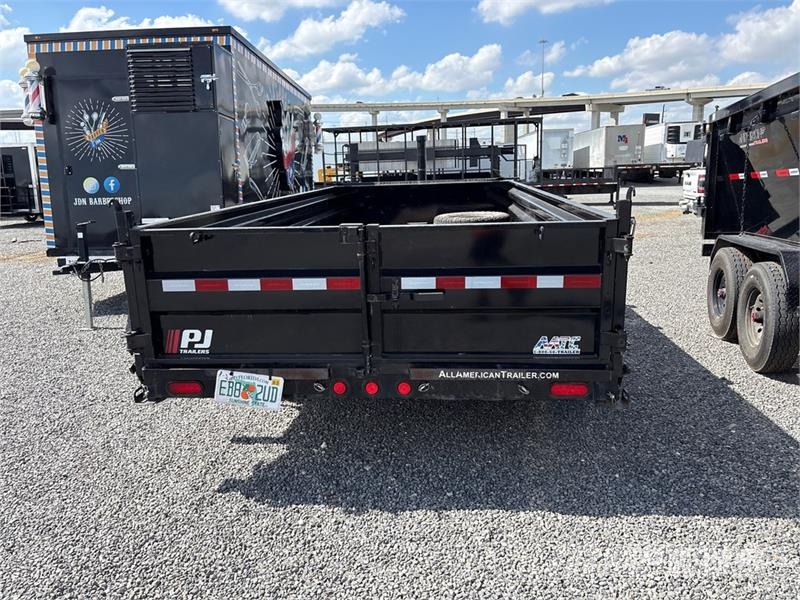 PJ Trailers Trailers DT162 16 ft T/A Dump Utility Tra Pašizgāzējs