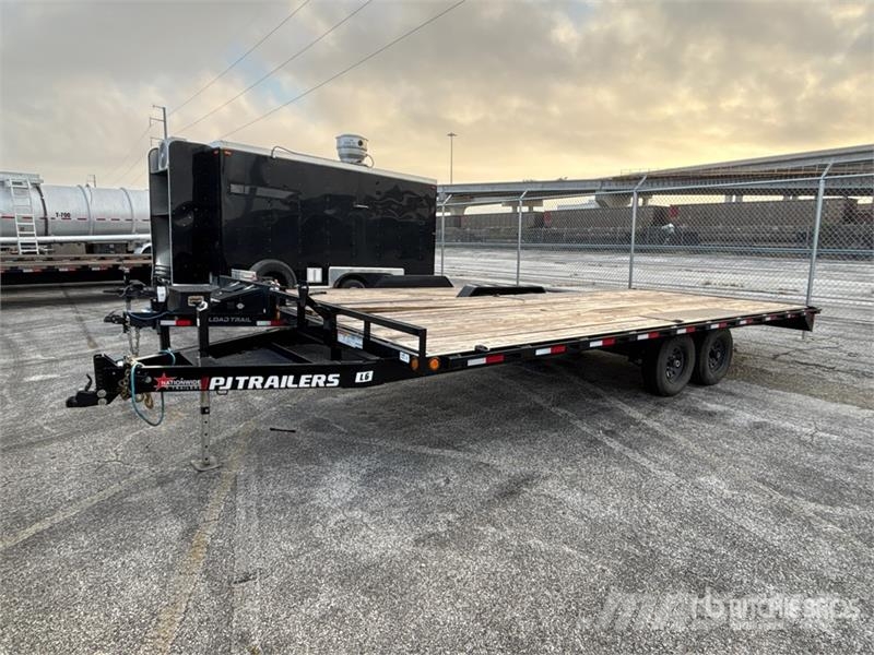 PJ Trailers Trailers L6202 20 ft T/A Flatbed Trailer 自卸半挂车
