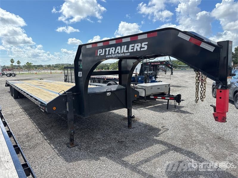 PJ Trailers Trailers LD401 40 ft T/A Gooseneck Equipm Autotransport-Anhänger