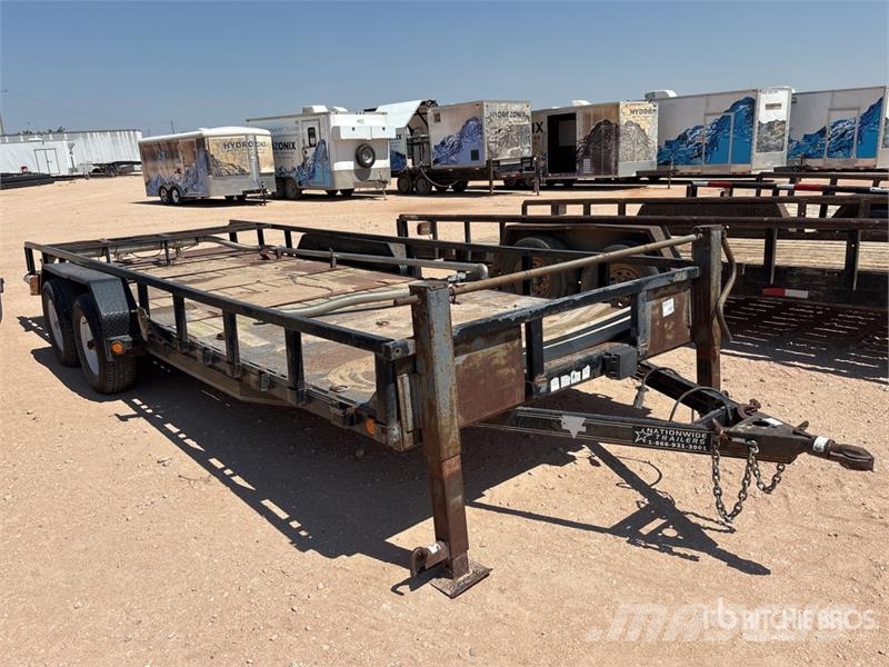 PJ U8202 20 ft T/A Utility Trailer Citas piekabes