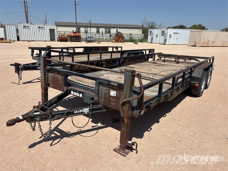 PJ U8202 20 ft T/A Utility Trailer Citas piekabes