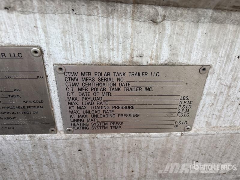 Polar 8400 gal T/A Tanker Trailer Reboques cisterna