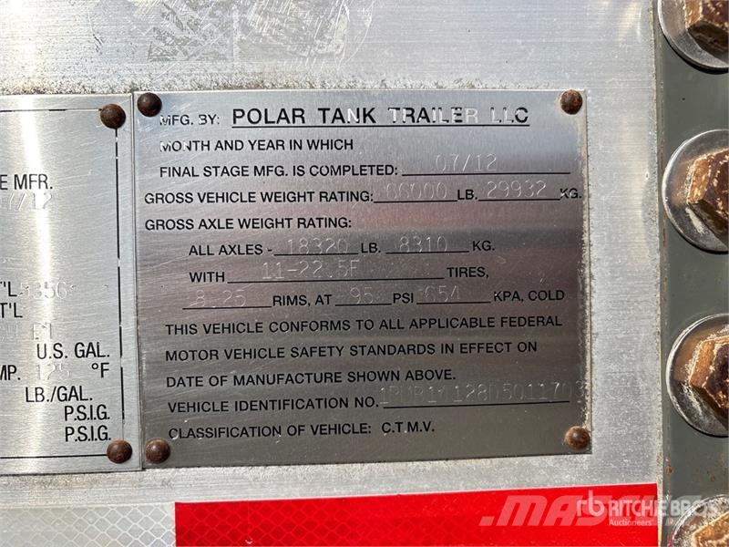 Polar Pneumatic Bulk Trailer Altri rimorchi