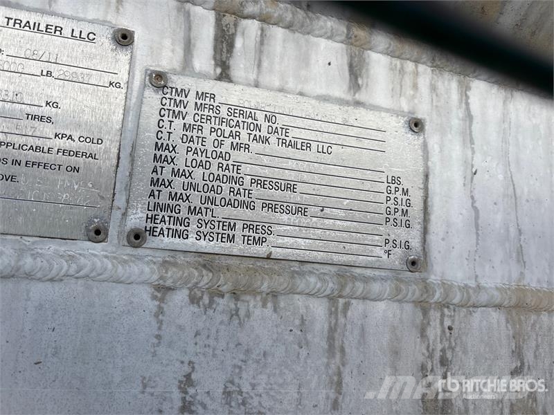 Polar Tank 8400 gal T/A Tanker Trailer Prikolice cisterne
