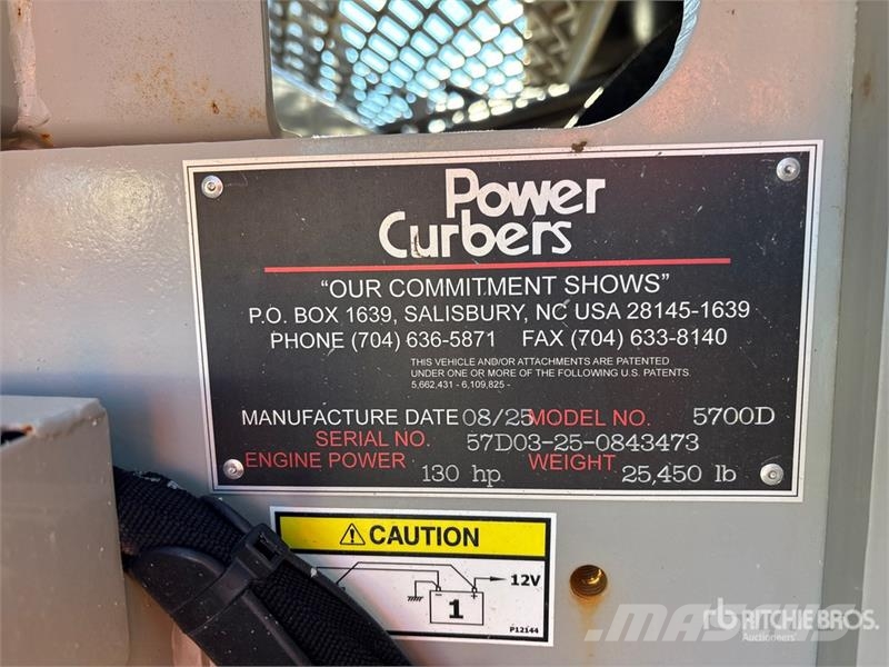 Power Curber 5700D Curb and Gutter Machine Concrete accessories